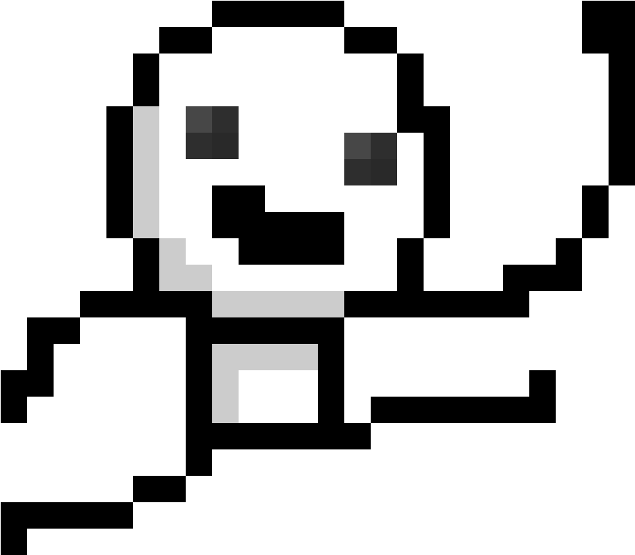 Pixel Jumper Guy - Sans The Skeleton Pixel (1184x1184), Png Download