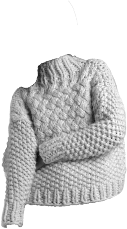 Full 20moon 20sweater - Full Moon Jumper Knitting Kit Kit (458x600), Png Download