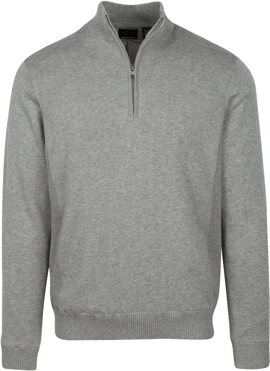 Tap To Expand - 1 4 Zip Grey Sweatshirt (750x750), Png Download