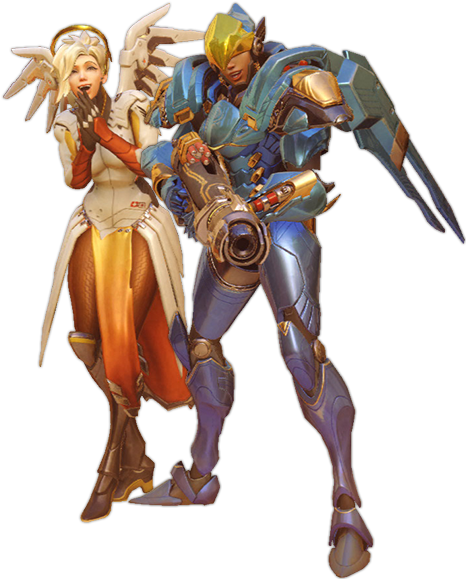 Ruby Rose & Weiss Schnee Are My Daughters Himynameisleo - Pharah And Mercy (475x642), Png Download