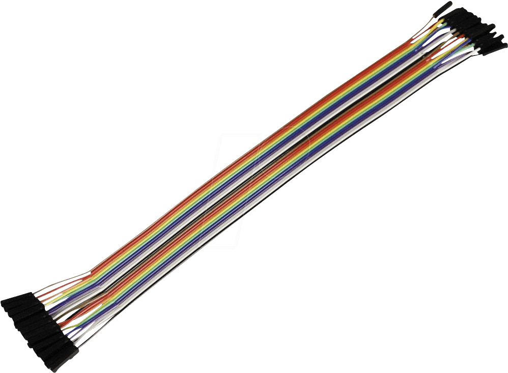 20-pole Jumper Cable, M/m, F/f, F/ - Raspberry Pi (1000x745), Png Download