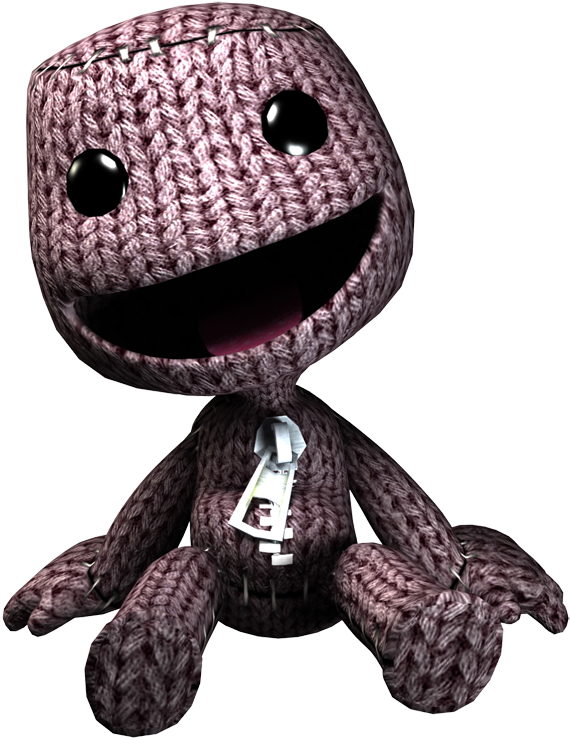 Sackboy Sitting - Las Mejores Imagenes En Png (702x800), Png Download