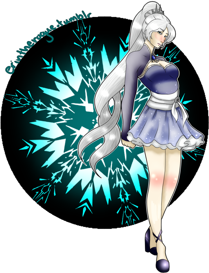 Weiss Schnee Sticker By Erintherogue - Sticker (816x979), Png Download