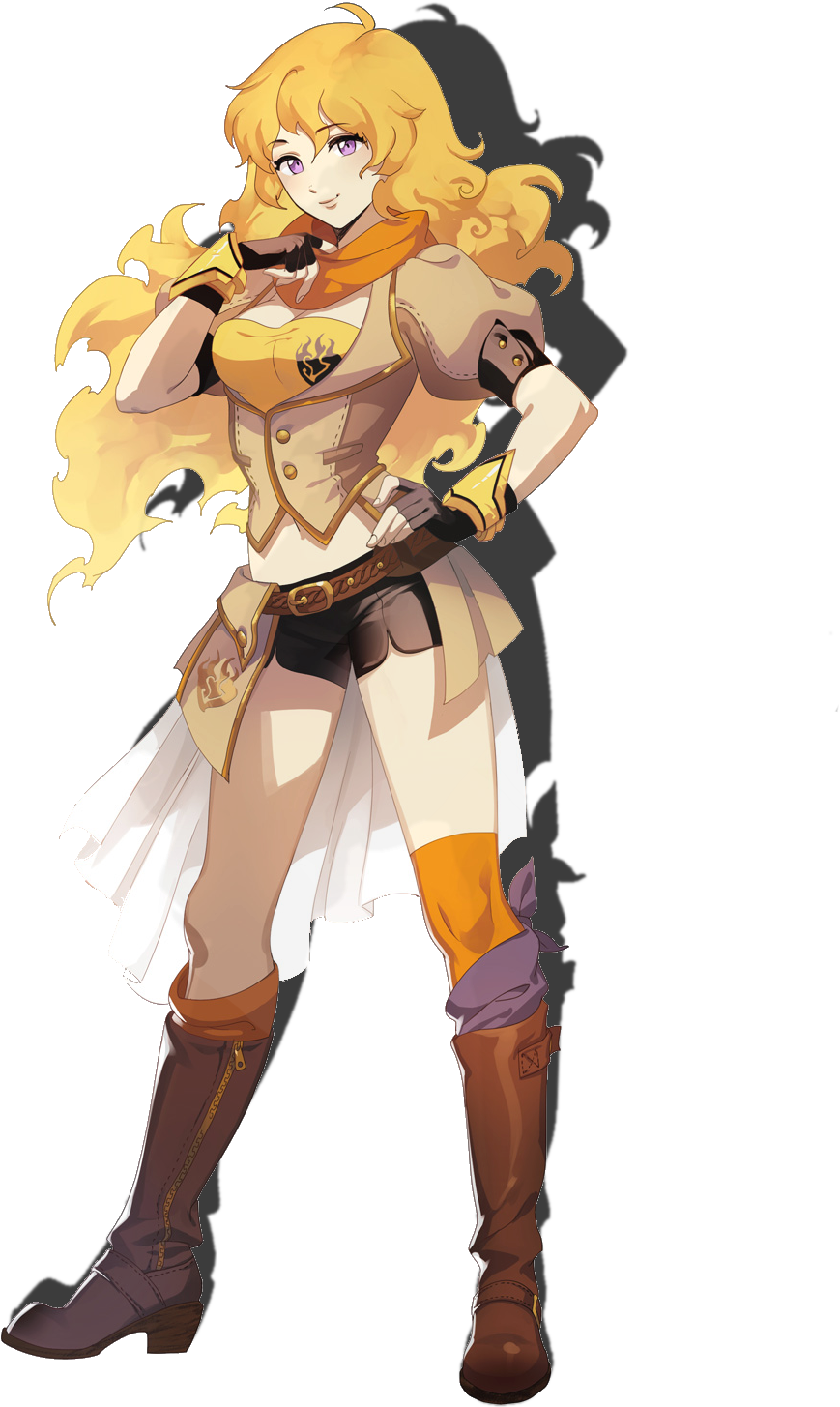 Ruby Rose, Weiss Schnee, Blake Belladonna, - Yang Xiao Long Costume, Rwby Yang Cosplay Costume (1045x1600), Png Download