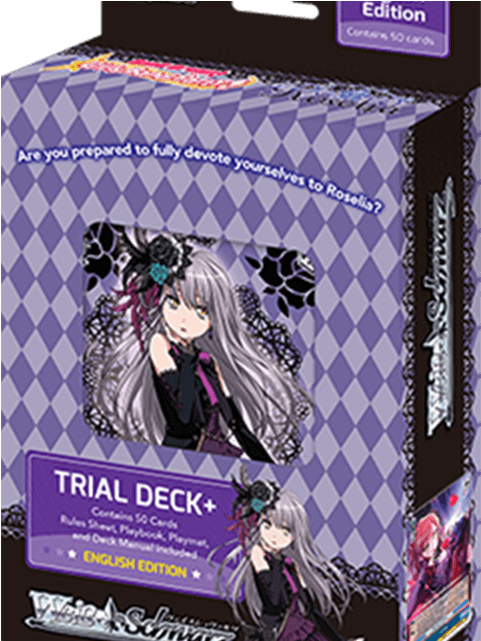 Bang Dream Girls Band Party Roselia Trial Deck - Weiss Schwarz Roselia (960x640), Png Download