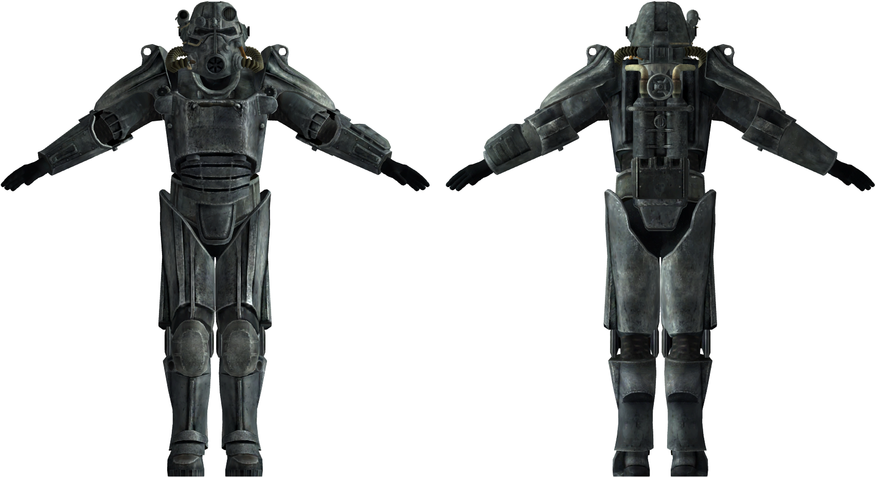 T 45d Power Armor Png (1850x1000), Png Download