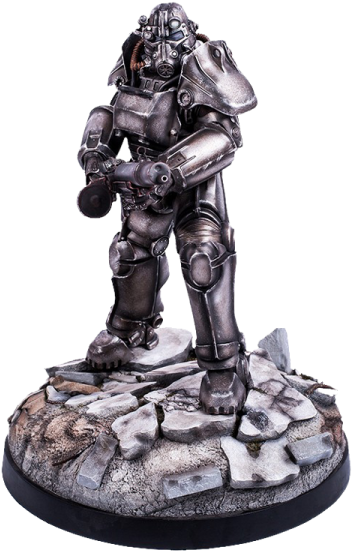 Fallout 4 Statue T-45 Power Armor - Fallout 4 T-45 Power Armor 1:4 Scale Statue (600x600), Png Download