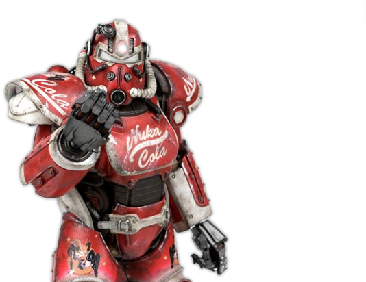 Does Your Threezero Fallout 4 Power Armor Figure Need - Fallout 4 Nuka Cola Power Armor (730x411), Png Download
