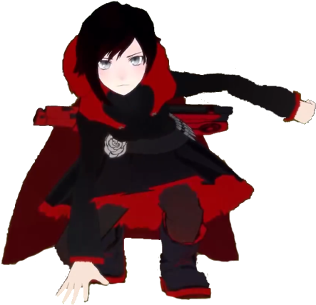 Image Ruby Rose Crouch Png Fighters Of Lapis Wiki - Rwby (501x470), Png Download