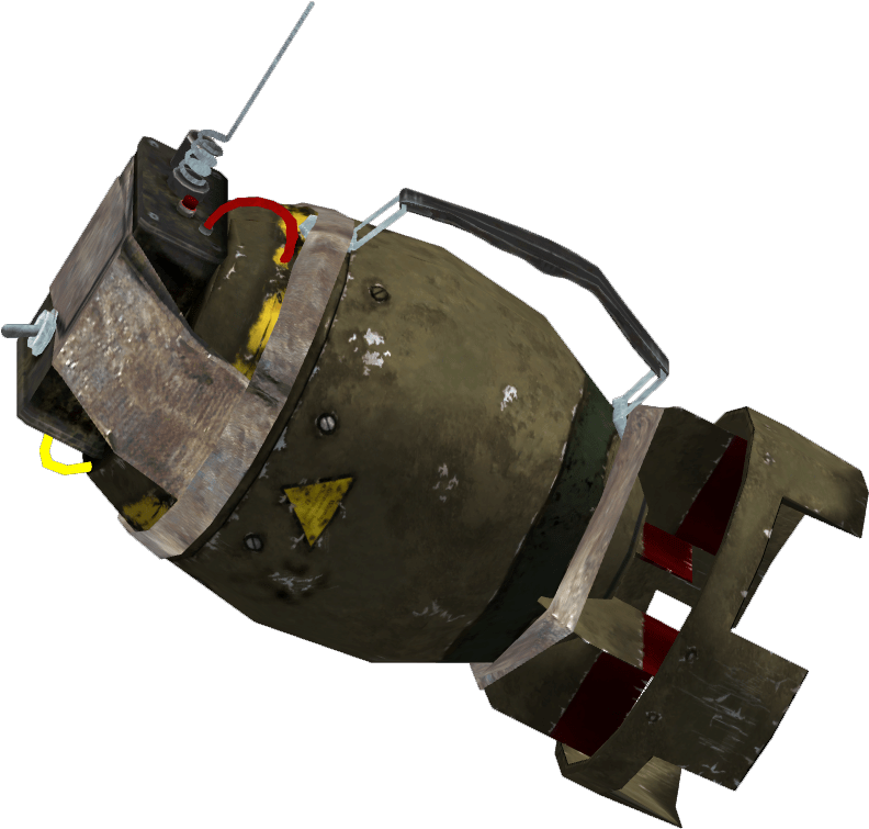 Fallout Nuke Mine (900x850), Png Download
