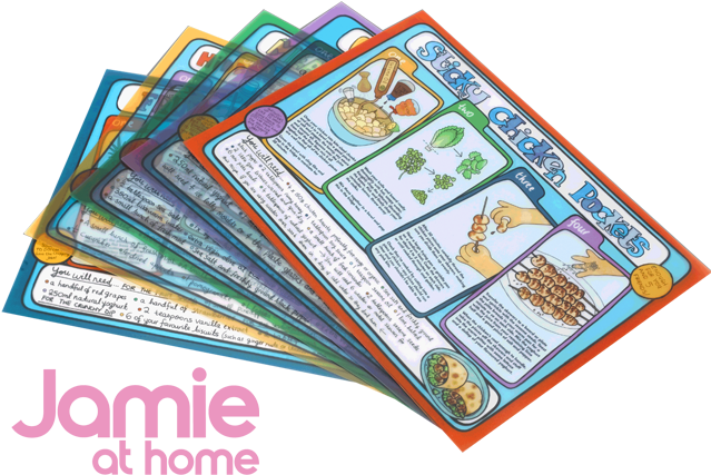 Jamie Oliver Recipe Cards (640x456), Png Download