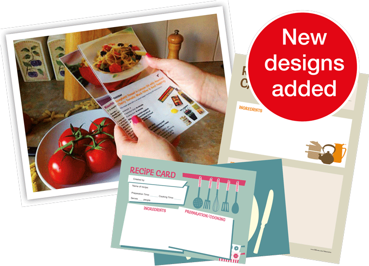 Recipe Cards Recipe Cards - Recipe (760x560), Png Download