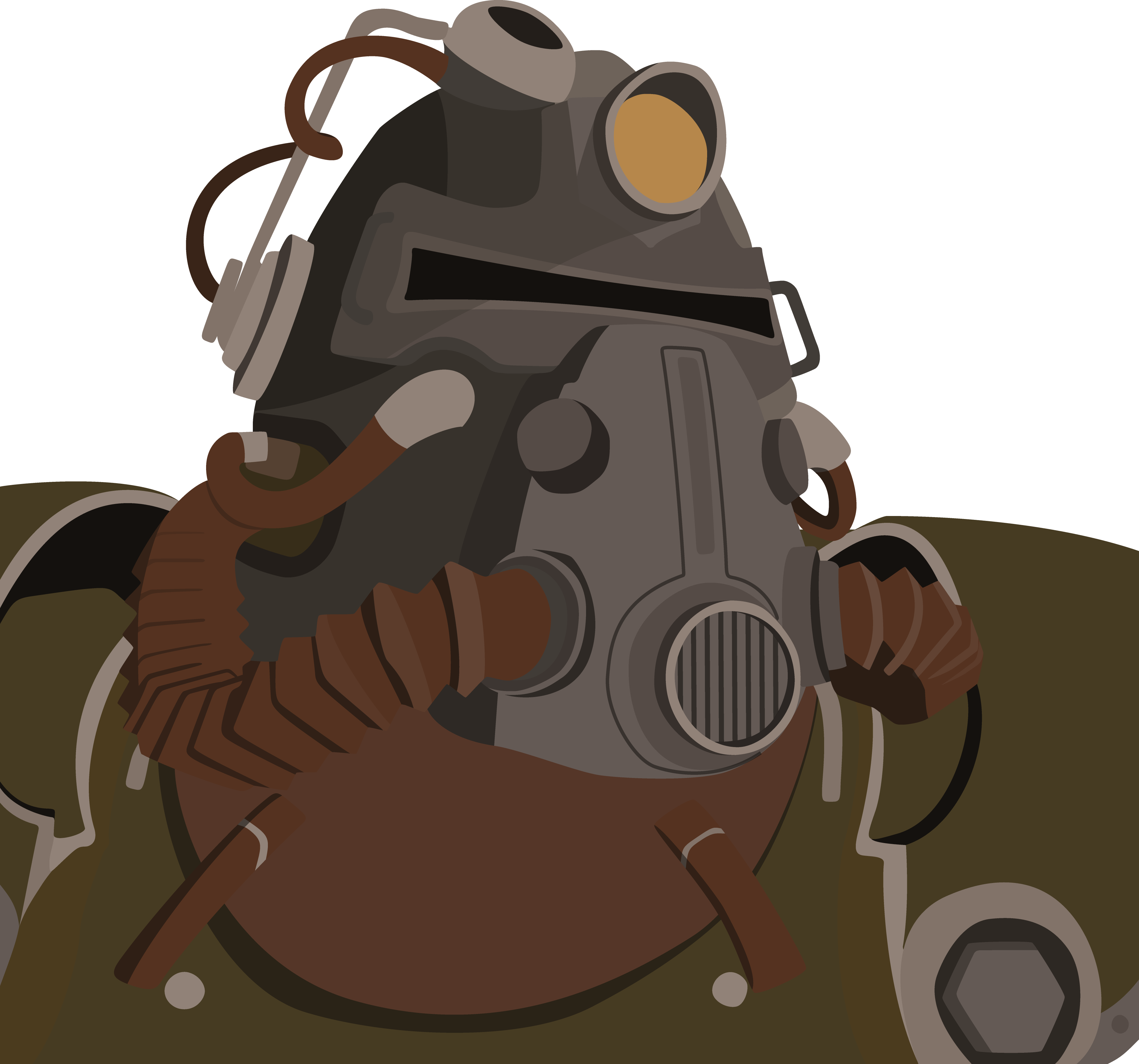 Helmet T 51 Power Armor Helmet Drawing