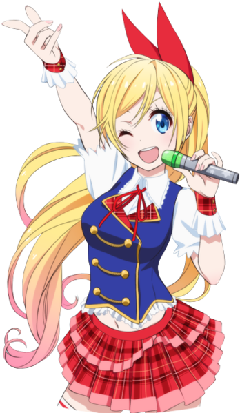 Nisekoi Chitoge Idol Render By Vforvu - Chitoge Idol (354x600), Png Download