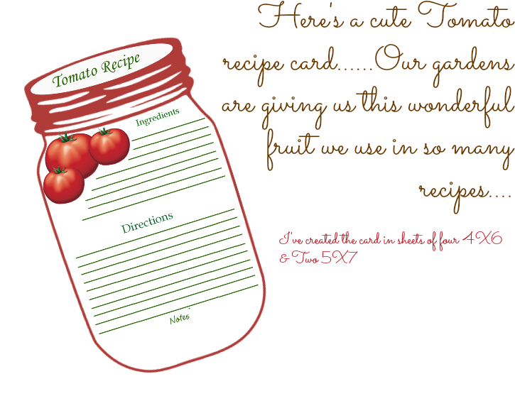 Tomato & Cuccumber Recipe Cards - Label (750x588), Png Download