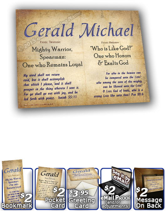 Boy Scout Collectible Stamp - Name Meanings Cards Michael (530x700), Png Download