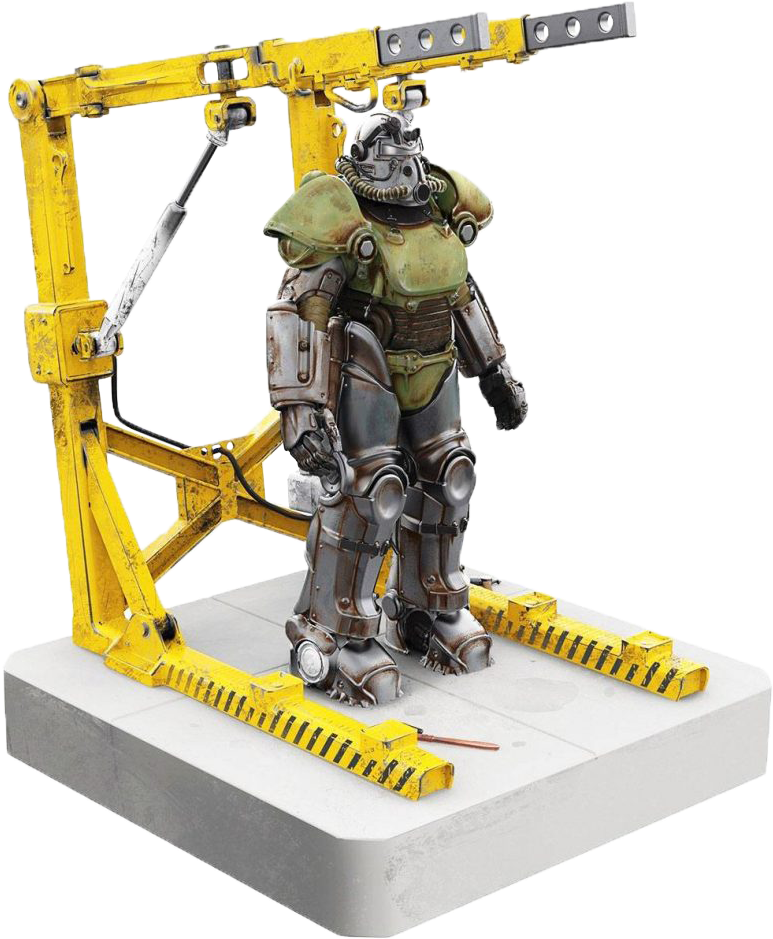 Fallout Usb Hub T-51b Power Armor - Usb Hub (600x600), Png Download