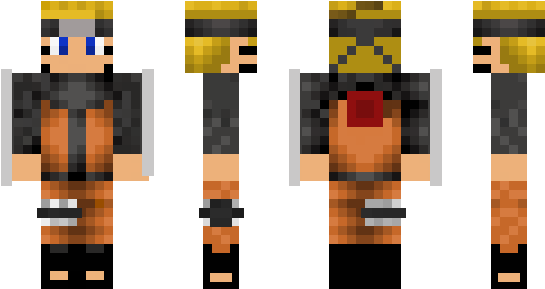 Minecraft Skin Ninetails - Pain Akatsuki Minecraft Skin (600x348), Png Download