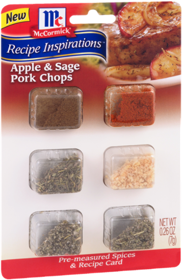 Recipe Inspirations Applesage Pork Chops, 7.37 Grams (600x600), Png Download