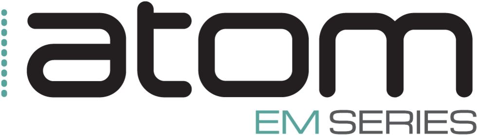 Atom Em Logo-02 - Erp Security (1000x294), Png Download