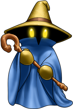 Black Mage - Black Mage Final Fantasy (350x400), Png Download