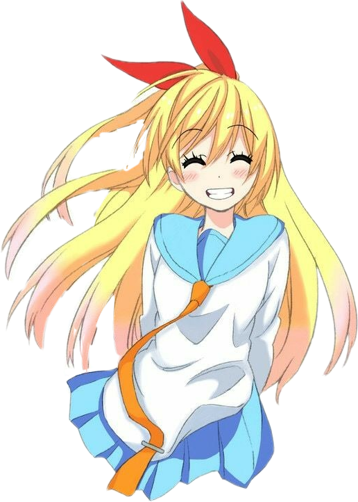 Chitoge Sticker - Anime (516x722), Png Download