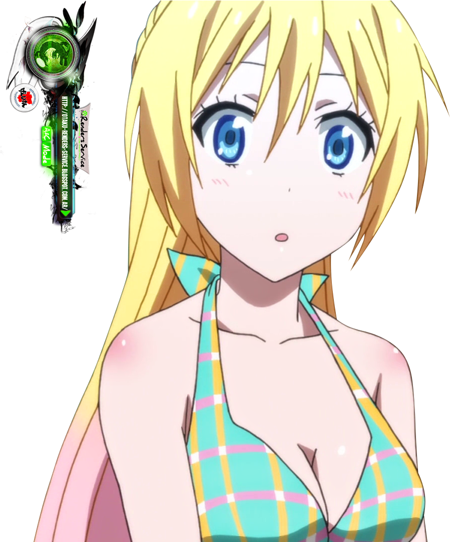 Kirisaki Chitoge Cute Mizugi Bikkuri Render - Iphone (1056x1080), Png Download