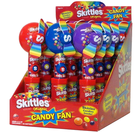 Skittles Fan Candy Toy For Fresh Candy And Great Service, - Kurt Adler 4.5" Resin Skittles In Paper Bag Ornament (500x500), Png Download