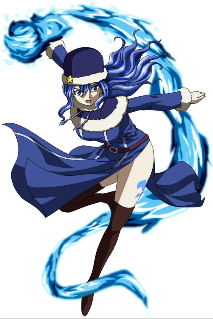 Juvia Lockser By Esteban-93 On Deviantart - Juvia Fairy Tail Png (726x1099), Png Download