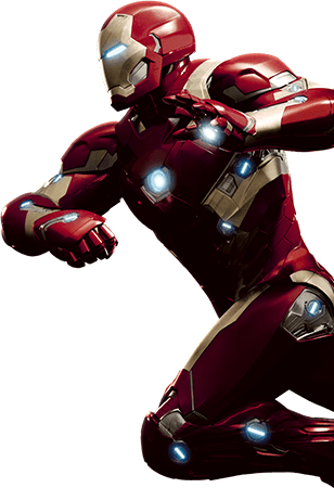 Captain America Iron Man - Captain America: Civil War (blu-ray/digital Copy) (308x450), Png Download