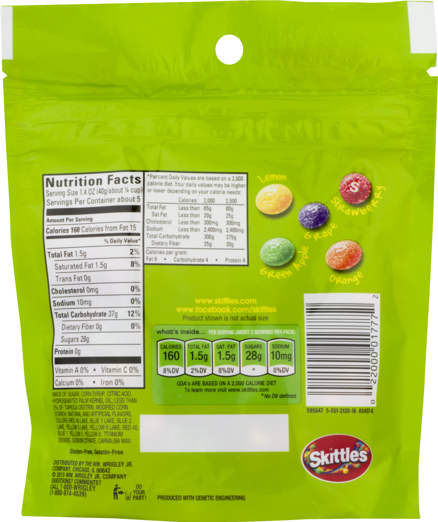 Skittles, Sour Chewy Candy, - Skittles Sweet Heat Candy Bag, 7.2 Ounce (1800x1800), Png Download