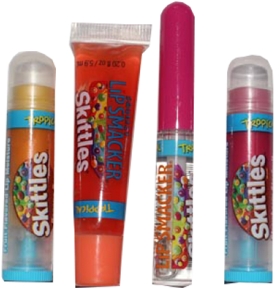 Lip Smacker Skittles Lip Gloss (500x500), Png Download