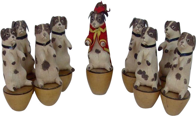 Very Rare 1903 Pre-button Steiff Skittle Dog And Ball - Shortnose Spurdog (646x646), Png Download