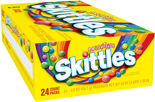 Skittles Bag Png Download - Skittles Brightside (500x500), Png Download
