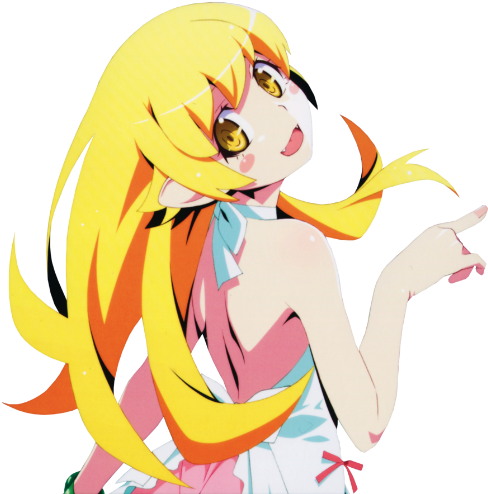 Shinobu - Shinobu Oshino Png (500x503), Png Download
