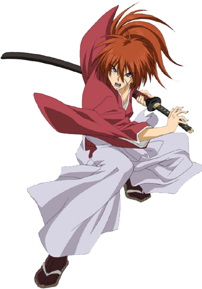 Kenshin - Rurouni Kenshin (400x600), Png Download