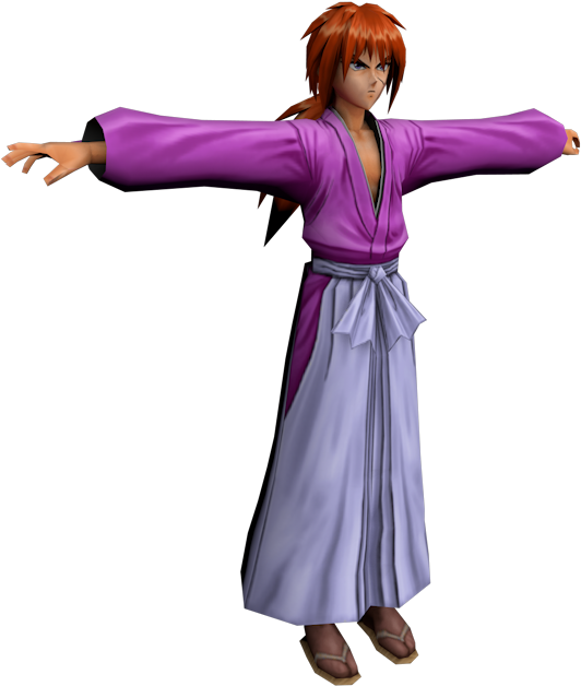 Download Zip Archive - Model Sheet Samurai X (750x650), Png Download