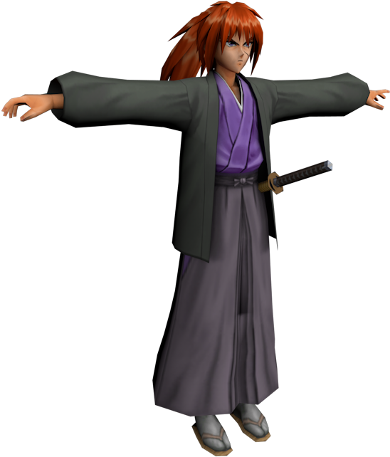 Download Zip Archive - Model Sheet Samurai X (750x650), Png Download