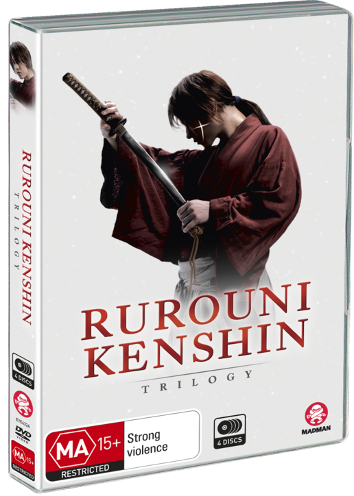 Rurouni Kenshin Trilogy - Rurouni Kenshin Movie Box (516x724), Png Download