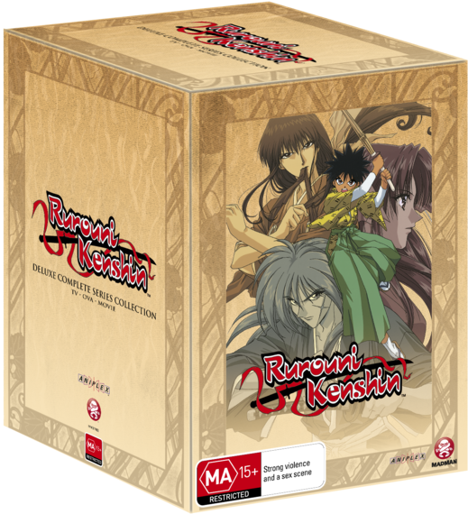 Rurouni Kenshin Deluxe Complete Series Collection Is - Rurouni Kenshin Australia Dvd (579x600), Png Download