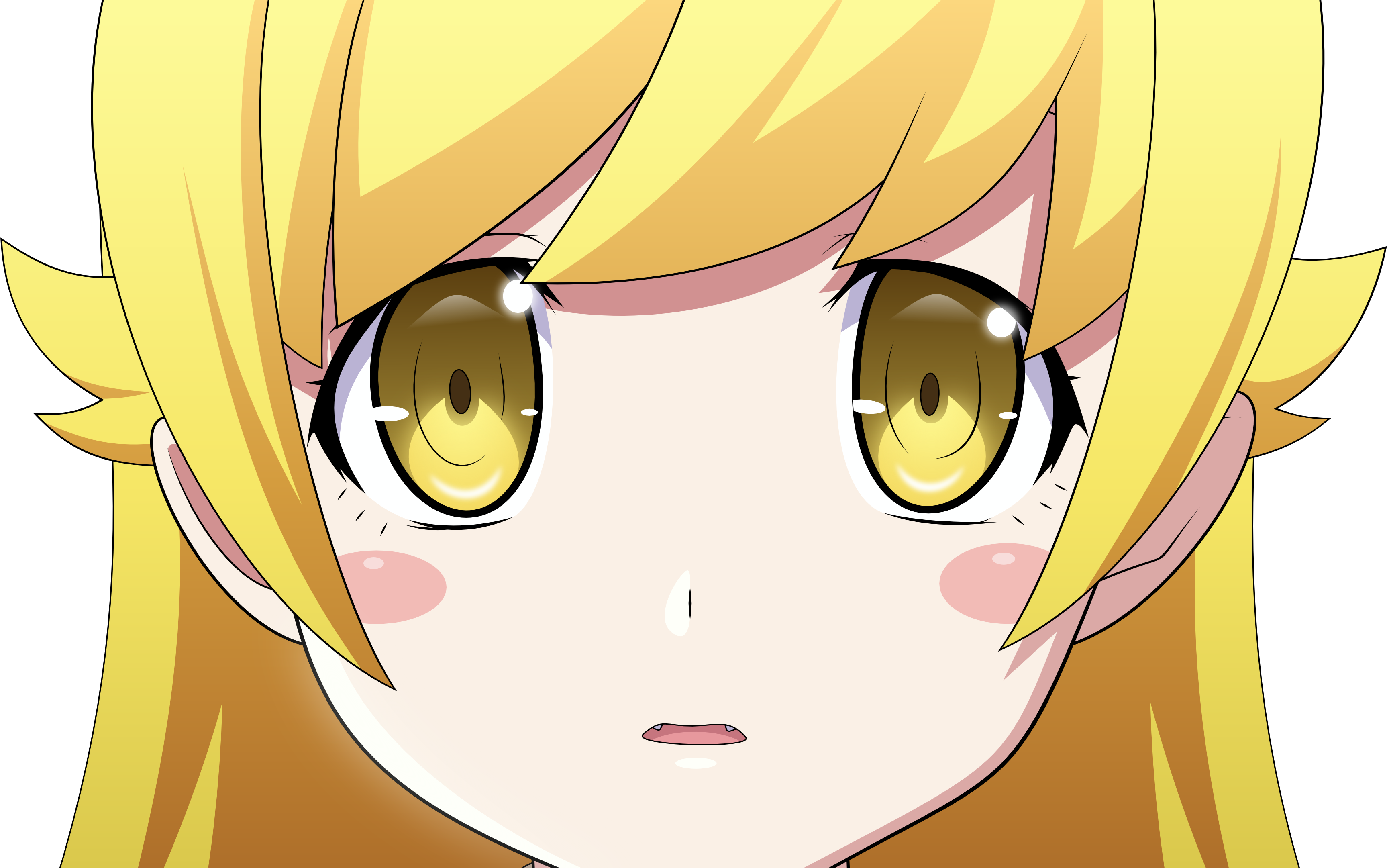 Download Png - Shinobu Nisemonogatari (3840x2160), Png Download