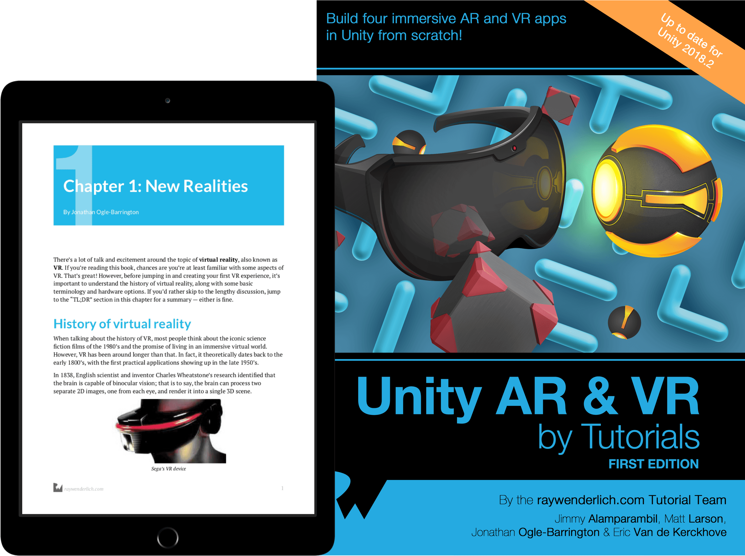 Unity Ar & Vr By Tutorials - Video Game (2772x2128), Png Download