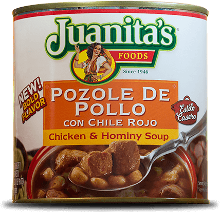 25 Oz - - Juanitas Chicken & Hominy Soup, 25 Oz (pack Of (800x425), Png Download