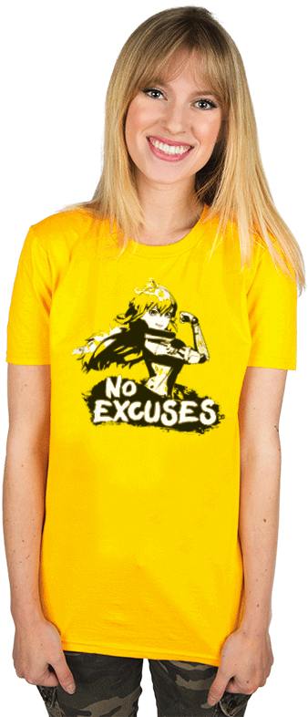 Rwby Yang No Excuses Tee - Yang No Excuses Shirt (800x800), Png Download
