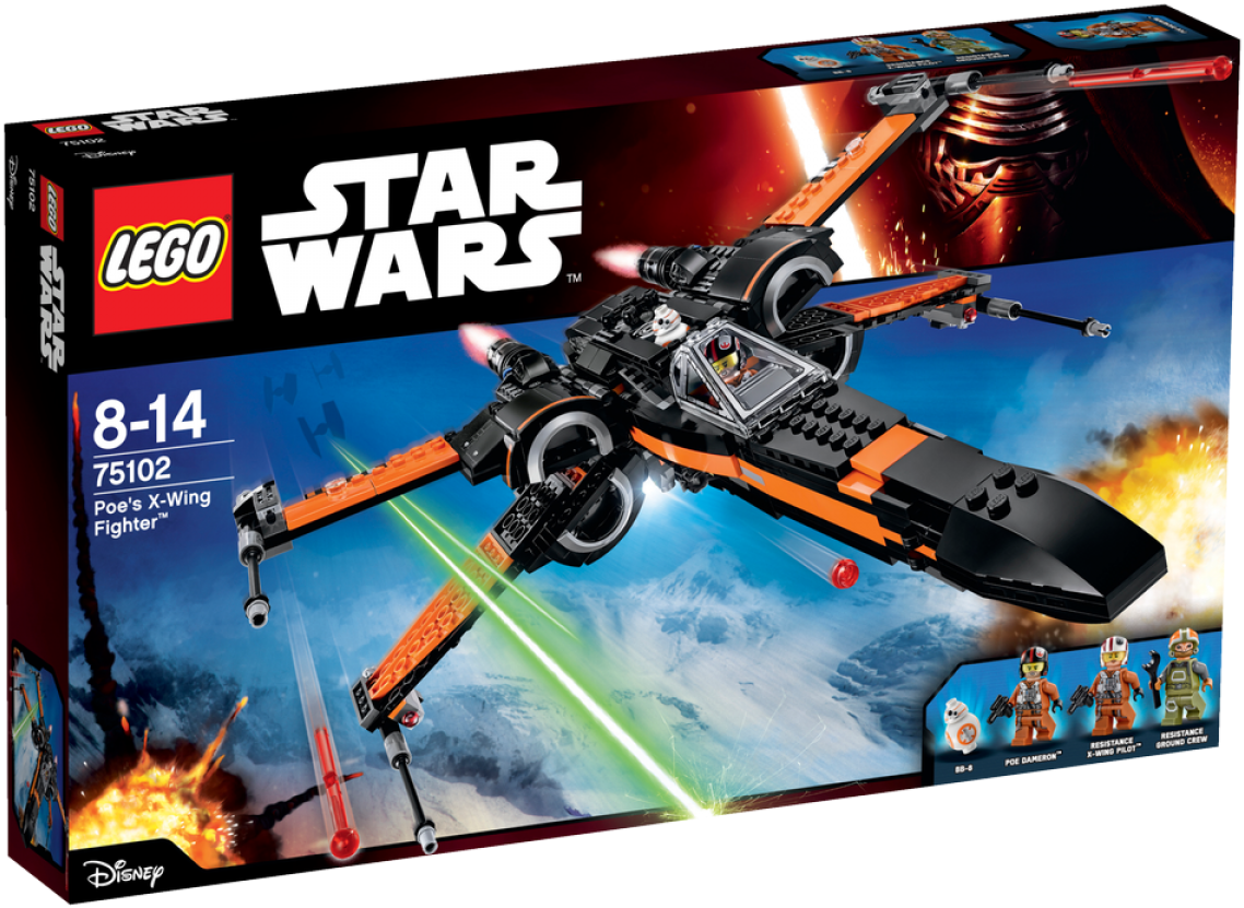 75102 Poe`s X-wing Fighter™ - Lego 75102 (1200x1200), Png Download