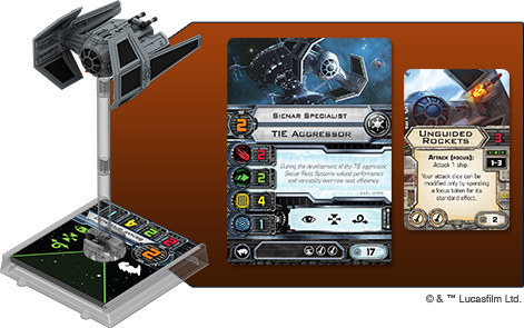 X-wing Tie Aggressor - Fantasy Flight Games Star Wars: X-wing: Tie Aggressor (471x295), Png Download