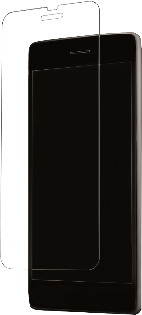 Zte Blade X Tempered Glass Screen Protector - Iphone 8 Jet Black (1200x1200), Png Download