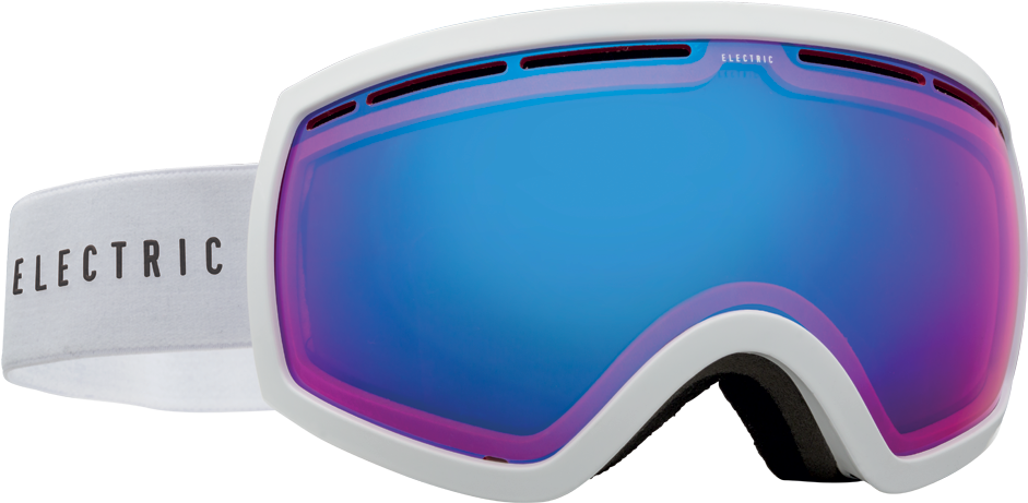 5 Gloss White Rose/blue Chrome - 2015 Eg2.5 Goggles (bonus Lens) (1000x600), Png Download