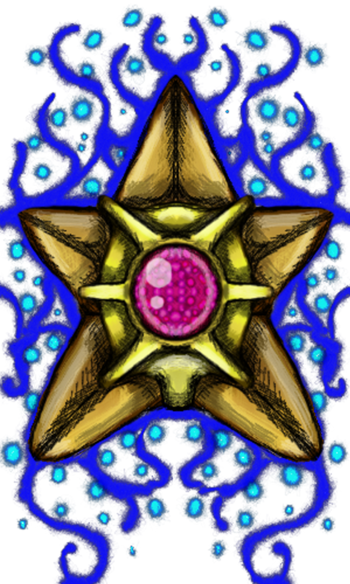 #staryu #japanese #ヒトデマン #hitodeman #water Pokémon - Twitter (692x1154), Png Download