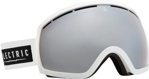 Electric Eg2 Goggles- Gloss White - Electric Visual Electric Eg2 Goggles - White / Bronze (478x654), Png Download